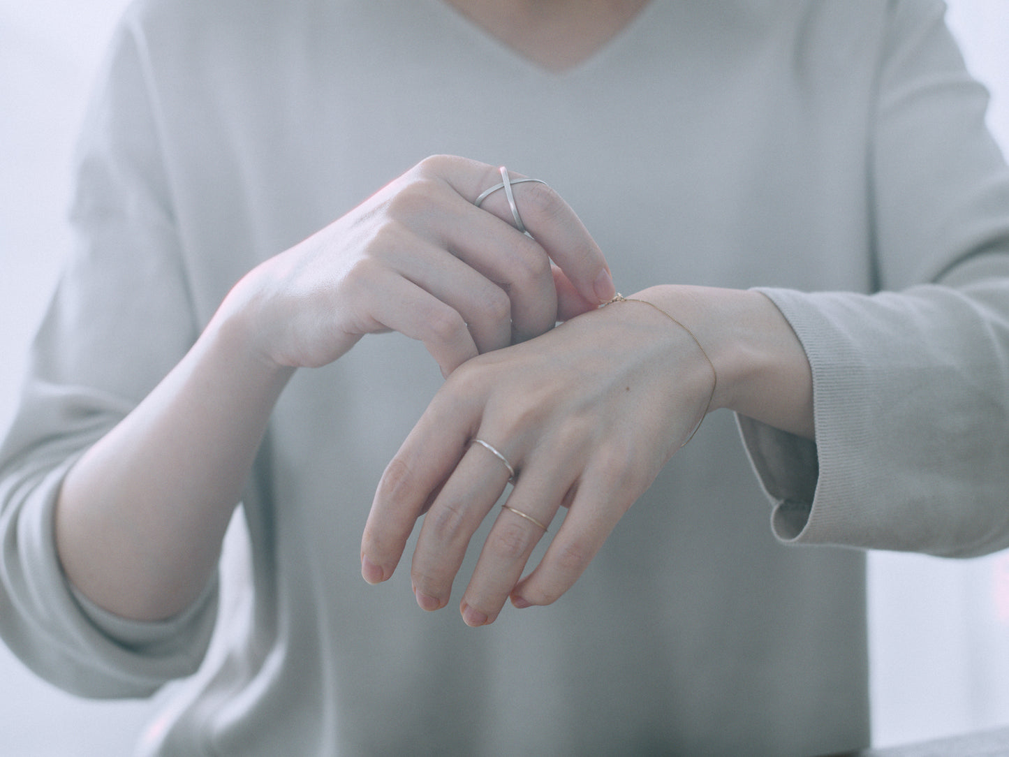 silver line ring シルバーラインリング