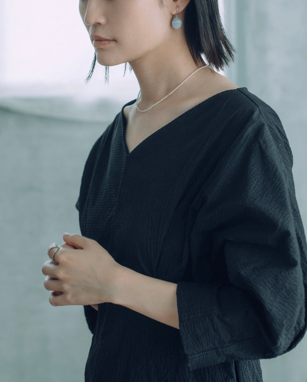 bluerace earrings ブルーレースイヤリング