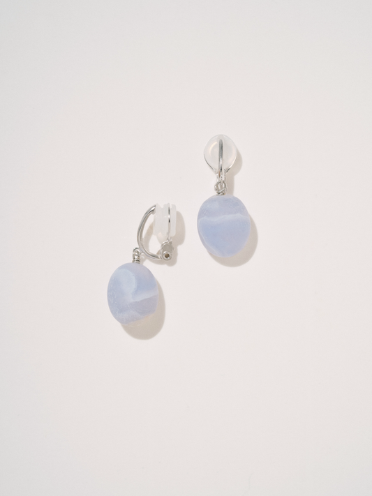 bluerace earrings　ブルーレースイヤリング